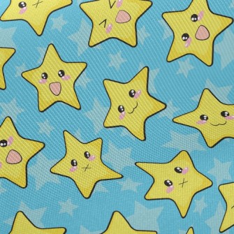Cute Emoticon Star Twill
