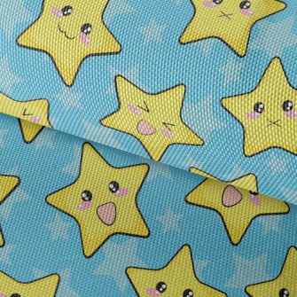 Cute Emoticon Star Waterproof Oxford