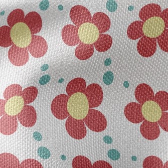 Vibrant Little Flower Waterproof Canvas