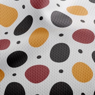 Polka Dots Athletic Mesh Flat Back