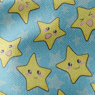 Cute Emoticon Star Waterproof Canvas
