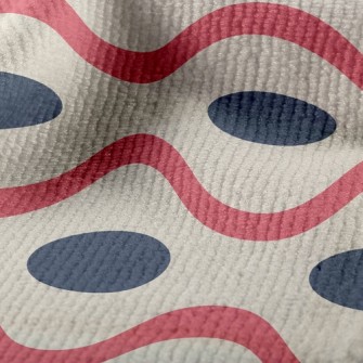 Polka Dot Wave Terry