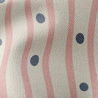 Dot Straight Stripe Waterproof Canvas
