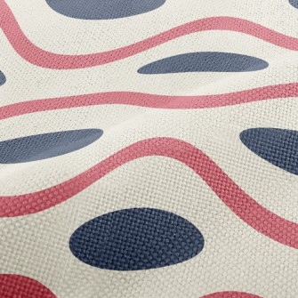 Polka Dot Wave Performance Linen