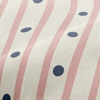 Dot Straight Stripe Performance Linen