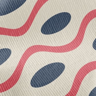 Polka Dot Wave Standard Corduroy