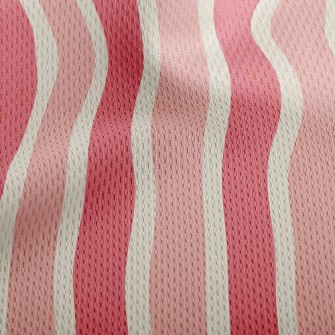 Classic Straight Stripes Athletic Mesh Flat Back