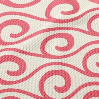 Full Page Swirl Birdseye Piqué