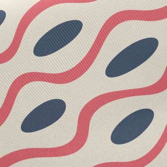 Polka Dot Wave Twill
