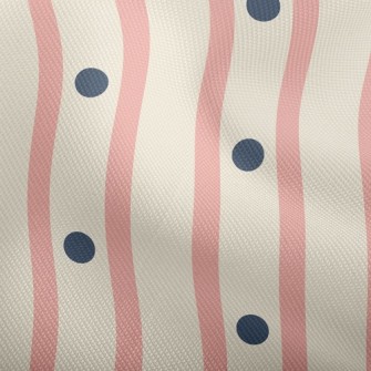 Dot Straight Stripe Dobby