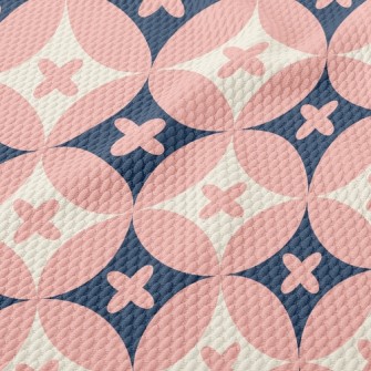 Cross Circle Cross Birdseye Piqué