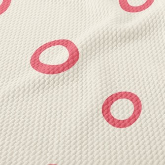 Simple Small Circle Birdseye Piqué