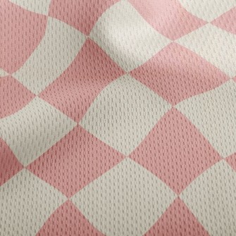 Classic Checkerboard Athletic Mesh Flat Back