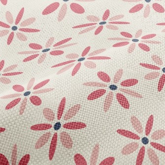 Radial Flowers Performance Linen