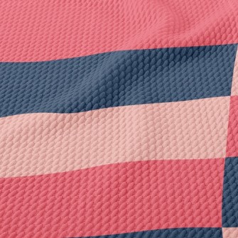 Stacked Rectangles Birdseye Piqué