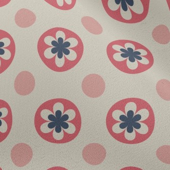 Flowers And Dots Chiffon