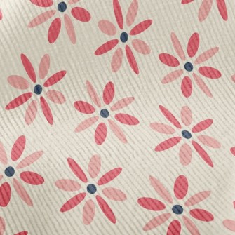 Radial Flowers Standard Corduroy