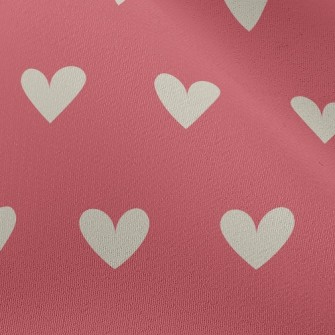 Neatly Arranged Hearts Chiffon