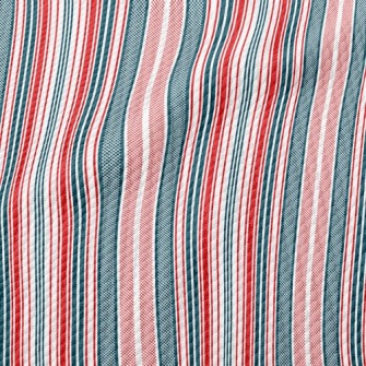 Classic Straight Stripes Birdseye Piqué