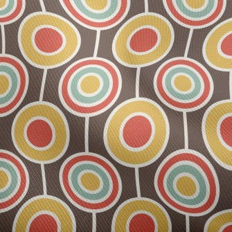 Retro Psychedelic Circle Dobby