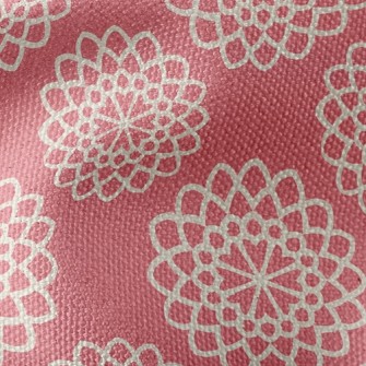 Beautiful Coil Flowers Waterproof Canvas