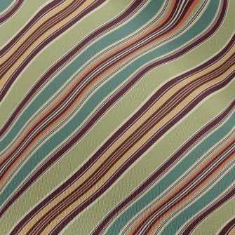 Contrasting Diagonal Stripes Chiffon