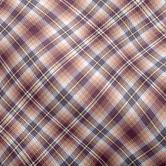 Multi-Level Plaid Dobby