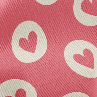 Round Heart Standard Corduroy