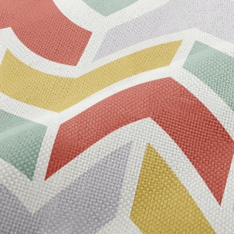 Mosaic Brick Waves Performance Linen