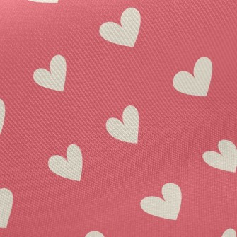 Neatly Arranged Hearts Twill