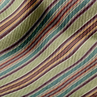 Contrasting Diagonal Stripes Terry