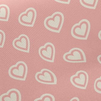 Mini Double Heart Twill