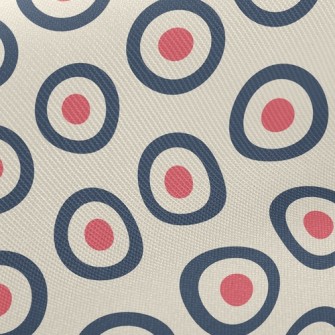 Circle Of Red Hearts Twill