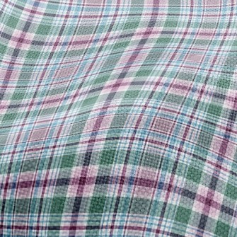 Contrasting Classic Check Performance Linen