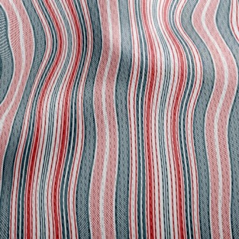 Classic Straight Stripes Athletic Mesh Flat Back