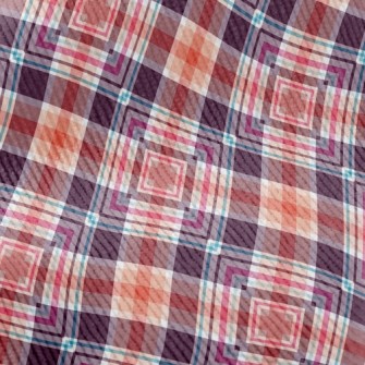 Multi-Level Plaid Standard Corduroy
