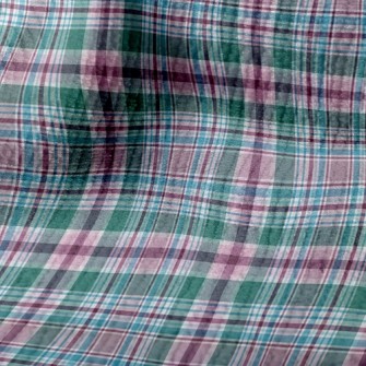 Contrasting Classic Check Terry