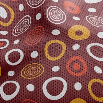 Full Page Circle Origin Athletic Mesh Flat Back