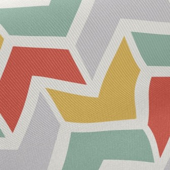 Mosaic Brick Waves Twill