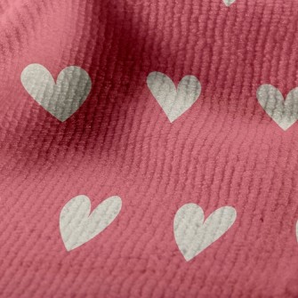 Neatly Arranged Hearts Terry