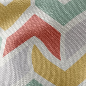 Mosaic Brick Waves Waterproof Canvas