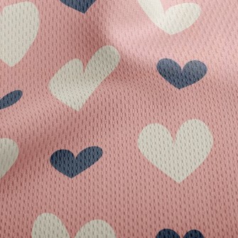 Big And Small Caring Family Athletic Mesh Flat Back