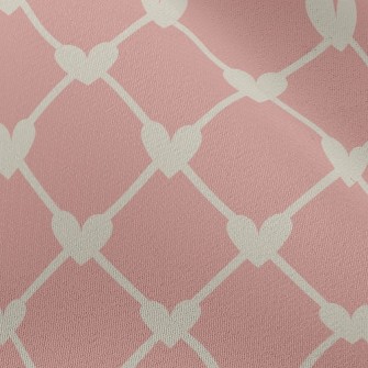 Heart Combination Lattice Chiffon