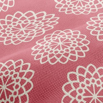 Beautiful Coil Flowers Performance Linen