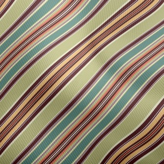 Contrasting Diagonal Stripes Dobby