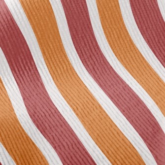 Personality Straight Stripes Standard Corduroy