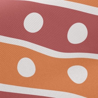Polka Dot Diagonal Stripes Twill