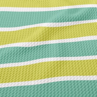 Personalized Horizontal Stripe Birdseye Piqué
