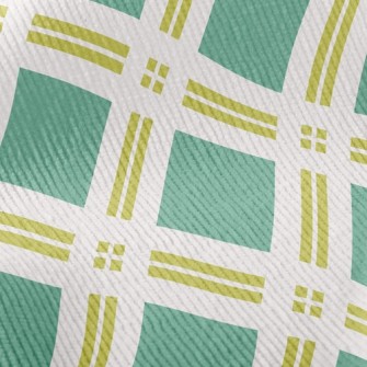 Line Cross Grid Standard Corduroy