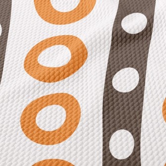 Polka Dot Stripes Birdseye Piqué